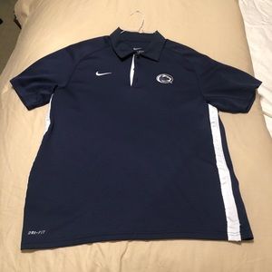 Penn state Nike dri fit golf shirt